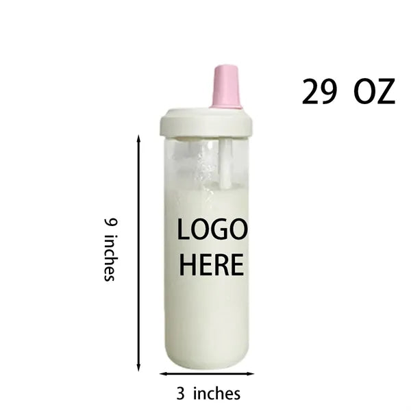 29 OZ Simple Straw Plastic Cup