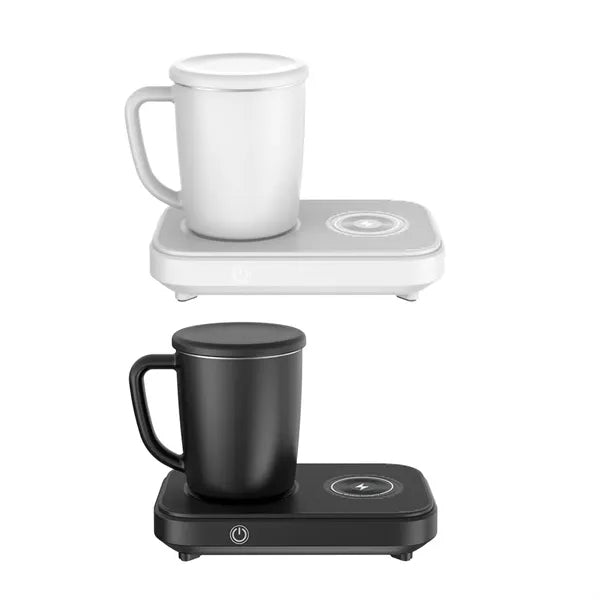 12 Oz Smart Heating Cooling Mug With Wireless Fast Charger