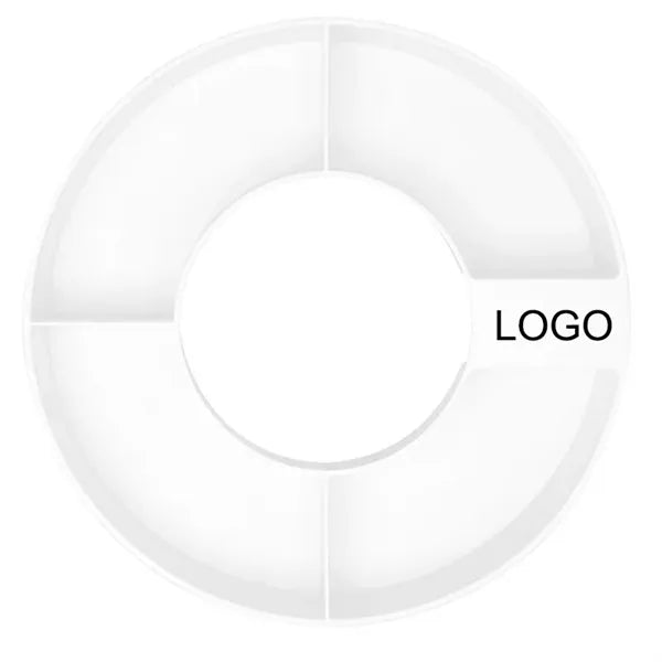 Tumbler Lid Snack Bowl Attachment With 4 Compartments