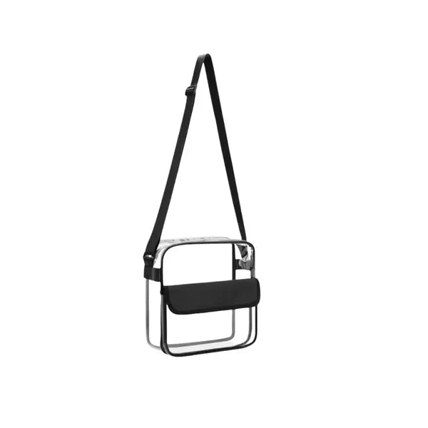 Clear PVC Crossbody Stadium Bag
