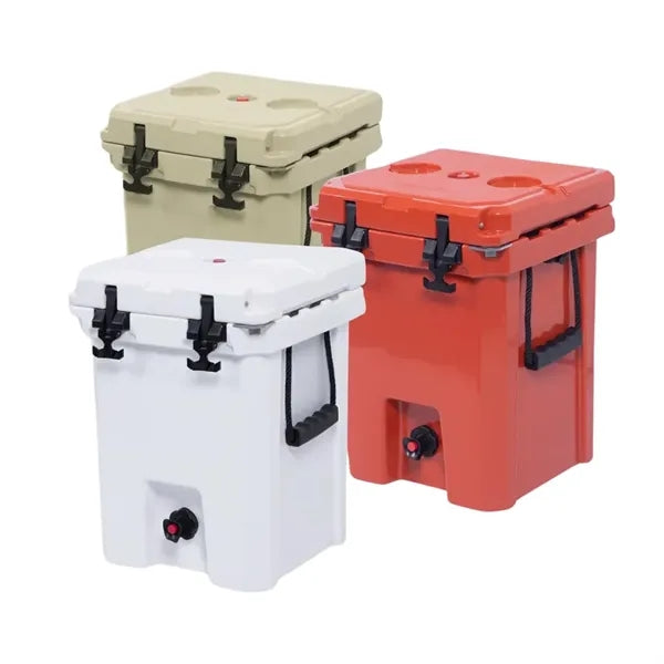 20L Drink Cooler with 2 Molded-in Beverage Holders