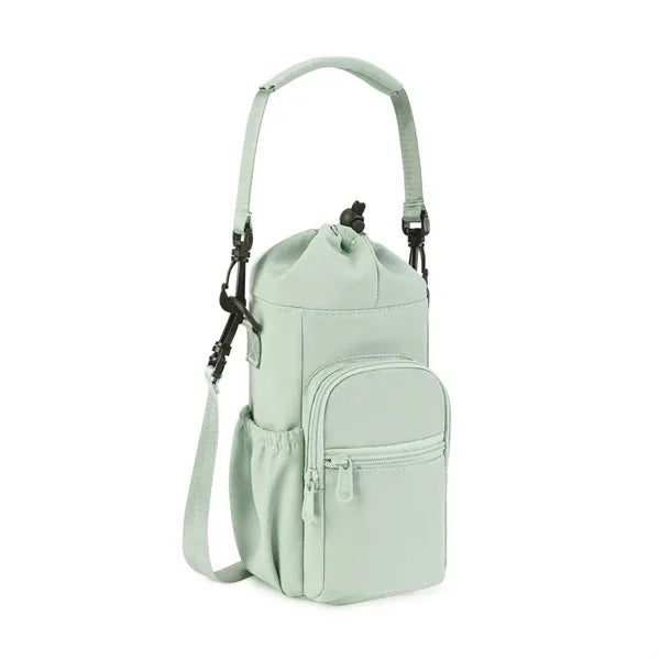Water Bottle Insulated Bag With Phone Pocket