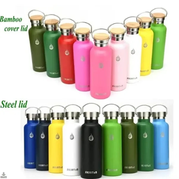 20Oz Insulated Stainless Steel Water Bottle With Handle Lid