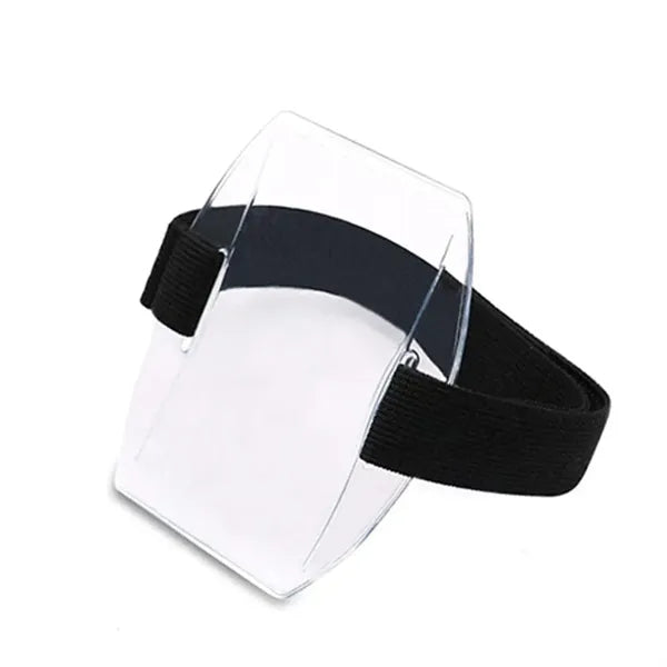 Soft PVC Reflective Armband ID Badge Holder