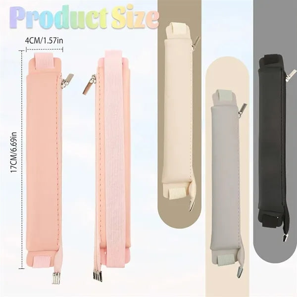 PU Adjustable Elastic Band Pen Holder