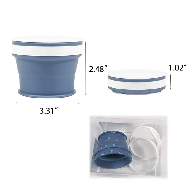 Silicone Foldable Portable Water Bottle