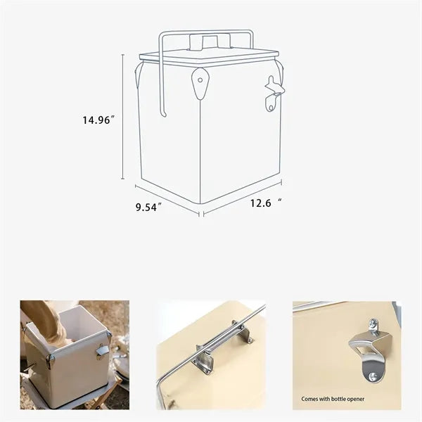 Outdoor Insulated Ice Cooler Chest