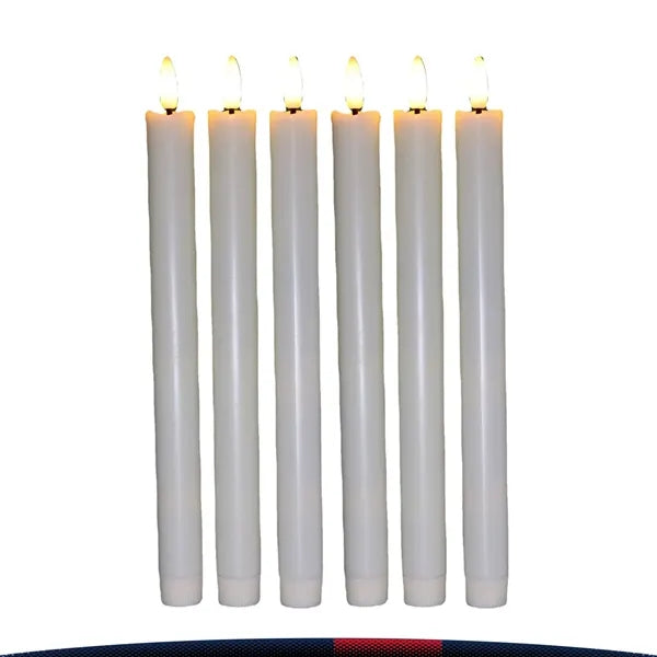 10-inch Bullet-Head Wavy-Edge Candle Sticks