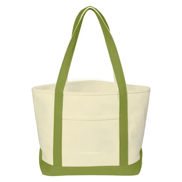 Canvas Tote Bag Bulk with Outer Pocket
