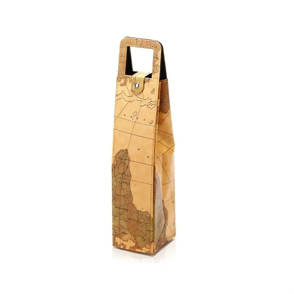 One Bottle PU Leather Wine Gift Bag
