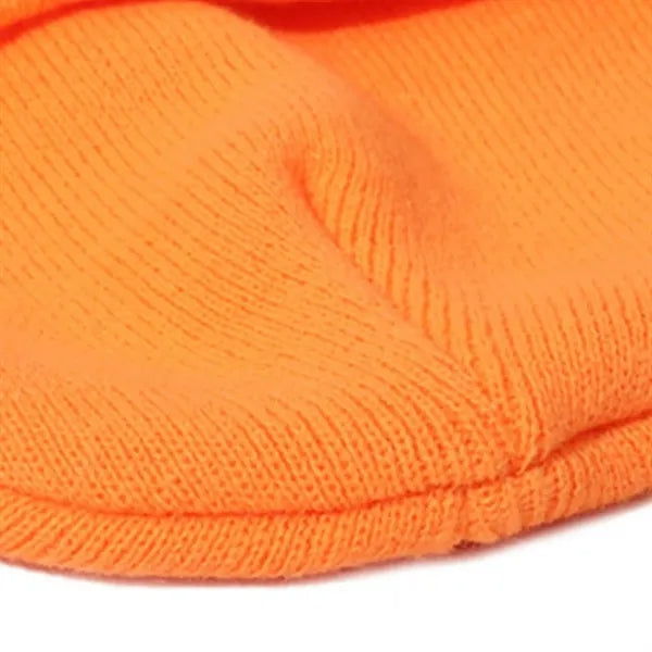 Vivid Knit Beanie with Reflective Stripe