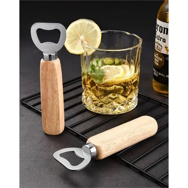 Beer Opener with Wooden Handle