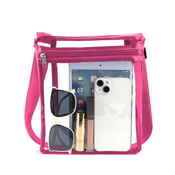 PVC Waterproof Crossbody Clear Bag