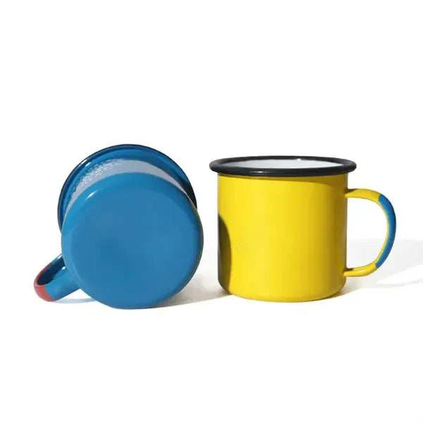 12 oz. Two-tone Enamel Coffee Mugs