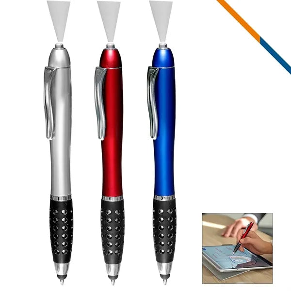 Gripper Stylus Pen with LED Light