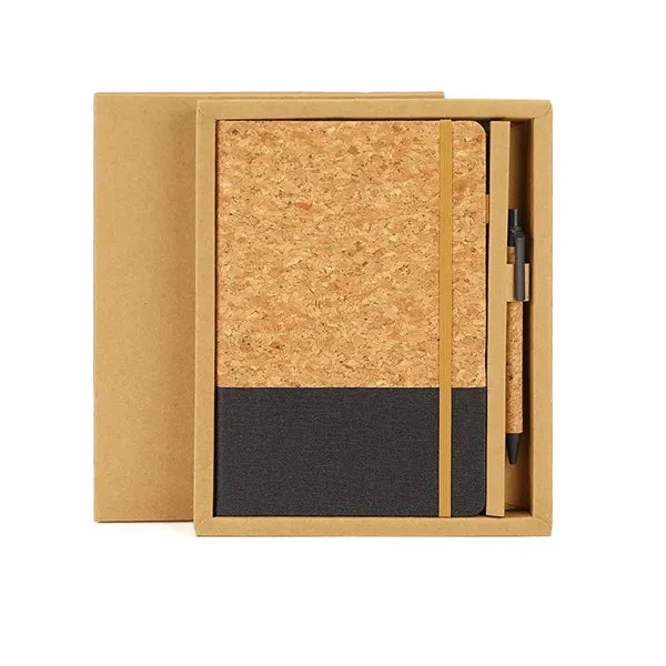 A5 Cork Fabric Notebook Set