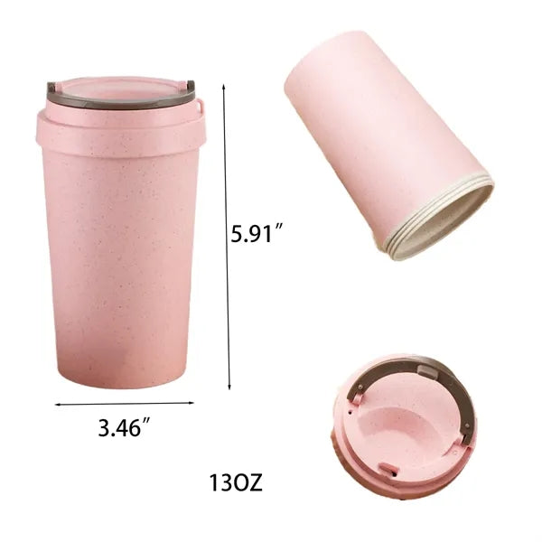 Insulated Coffee Wheat Straw Cup