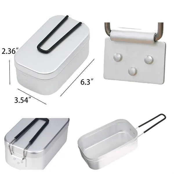 Aluminum Alloy Camping Lunch Box
