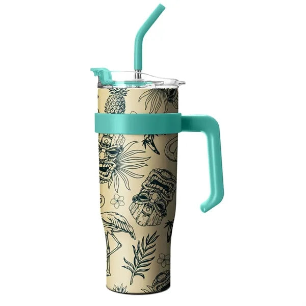 40oz Straw Cup w/ Handle (Free Sample)