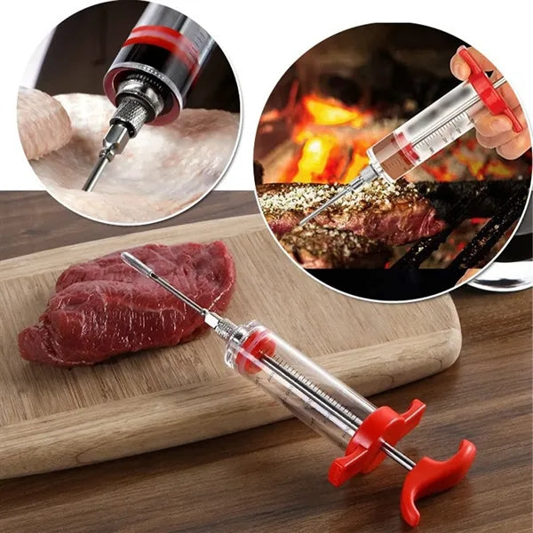 Kitchen Marinade Injector with Measurement Markings