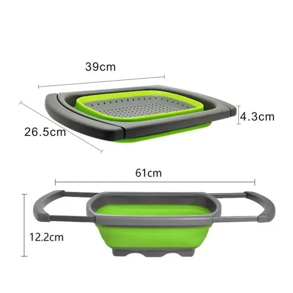 Collapsible Kitchen Sink Drain Basket