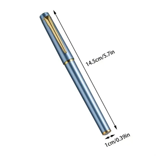 0.5mm Luxury Gel Ink Pen with Golden Trim