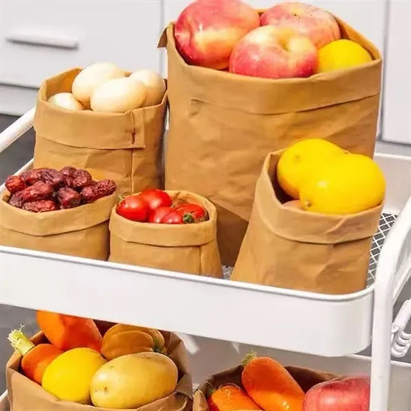 Natural Washable kraft paper bag
