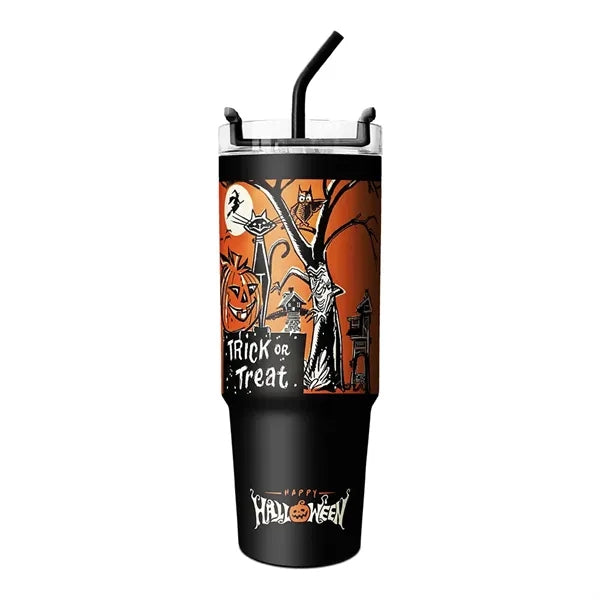 Halloween 30oz Tumbler w/ Straw Lid (Free Sample)