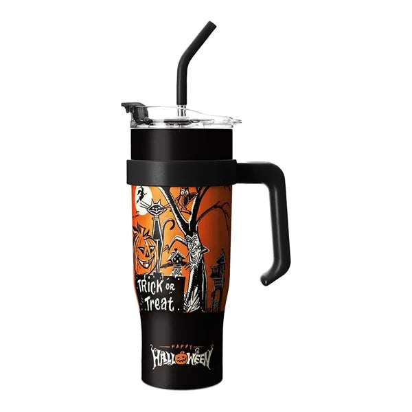 Halloween 40oz Straw Cup w/ Handle (Free Sample)