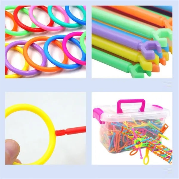500 PCS Engineering Set 3D Puzzle Building Toy Blocks Bars