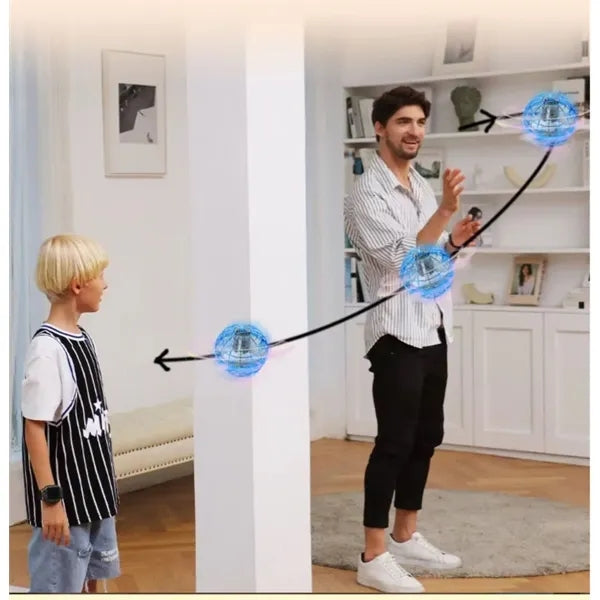 Mini Drone Cosmic Globe Spinning Kids Adults Outdoor Fly Toy