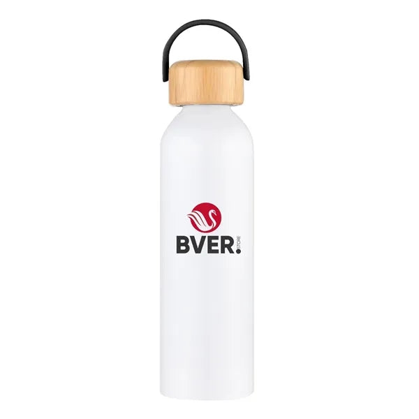 Riviera Aluminum Bottle with Bamboo Lid