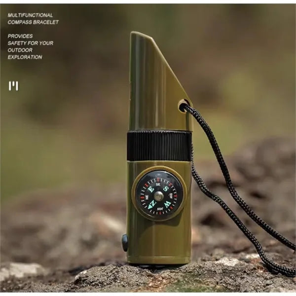 7-in-1 Outdoor Emergency Survival Function Whistle