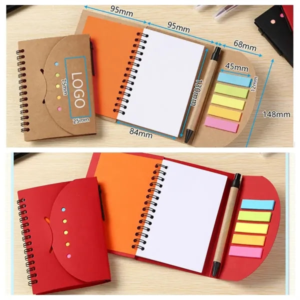 60 Sheets Kraft Paper Cover Small Pocket Notebooks Memo Pad