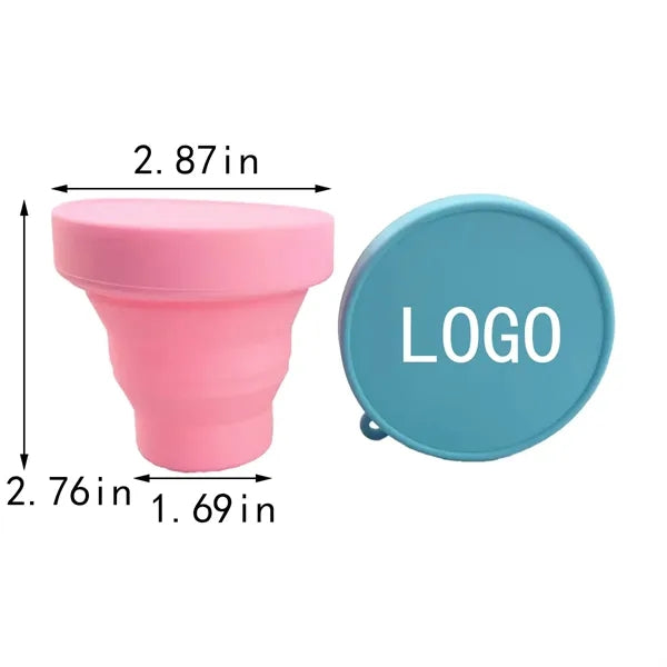 Color Portable Fashion Silicone Folding Cup