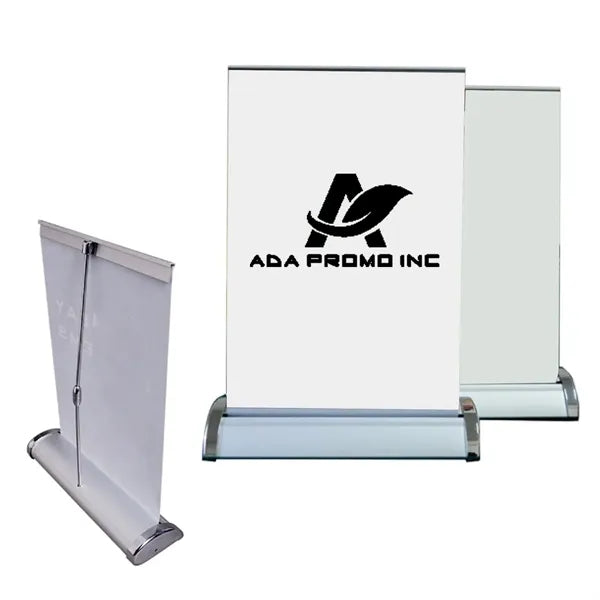 Retractable Table Top Banner Stand