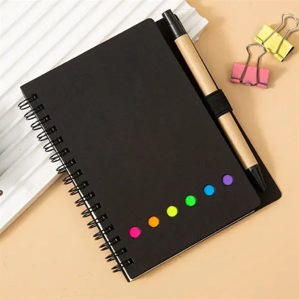 Sticky Notes Notepad with Pen
