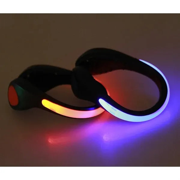 Luminous Flashing Bright Night Running LED Shoe Clip Light