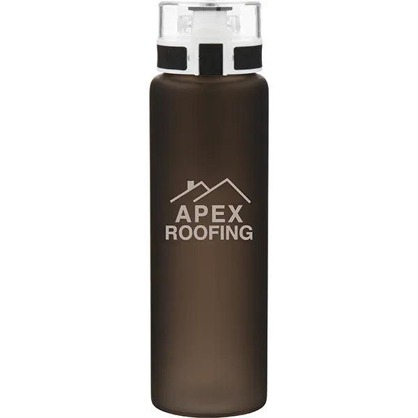 20.9 oz h2go Mudra Single Wall Glass Bottle-Carrying Handle