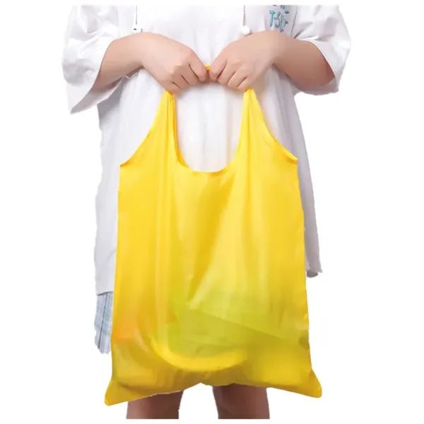 Eco-friendly Foldable Shopping Grocery Tote Bag w/Pouch