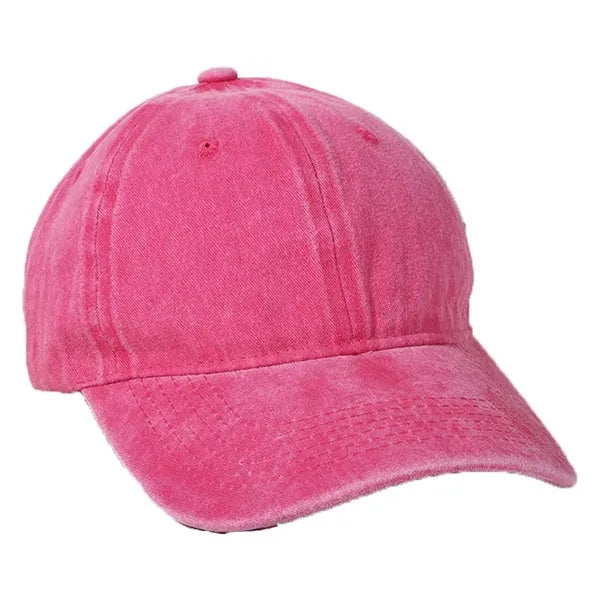 6-Panel Vintage Cotton Baseball Cap
