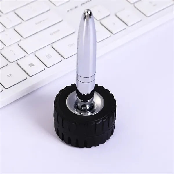 Metal Personalized Ballpoint Pen With Stand Holder Set