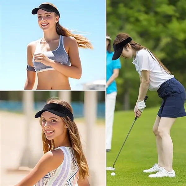 Sports Sun Visor Hats Empty Top Cap