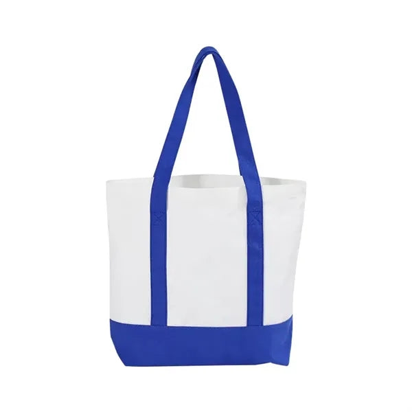 Two-tone Canvas Tote Bag