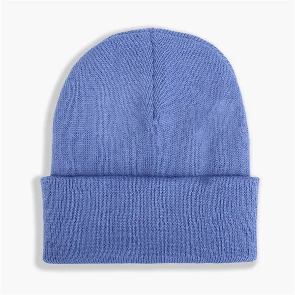 Acrylic Knitted Cuffed Beanie
