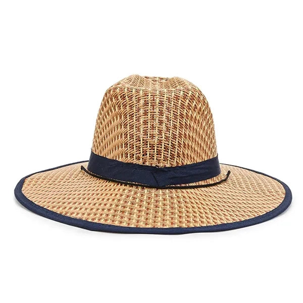 Adult Wide Brim Braided Paper Straw Cowboy Hat