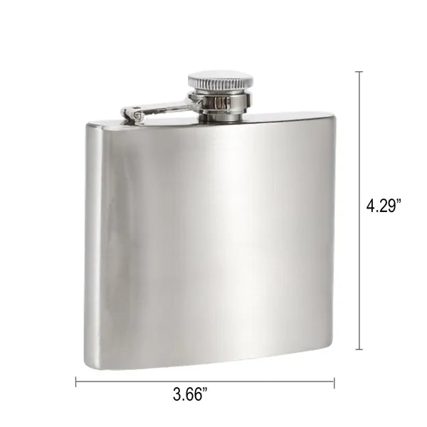 6 oz Stainless Steel Pocket Hip Flask Wine Pot