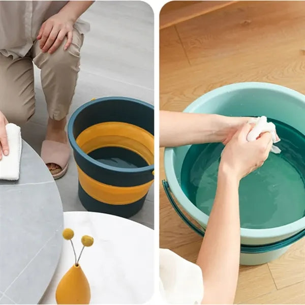 17L Portable Multi Collapsible Bucket With Handle Outdoor