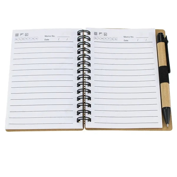 Eco Spiral Notebook With Pen