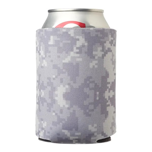 Digital Camo Foam Can Coolers